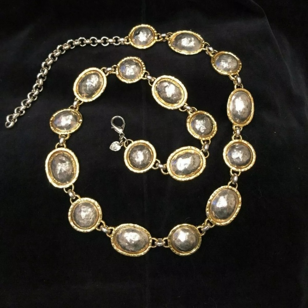 VTG Edouard Rambaud Paris 80s Statement Chain Belt